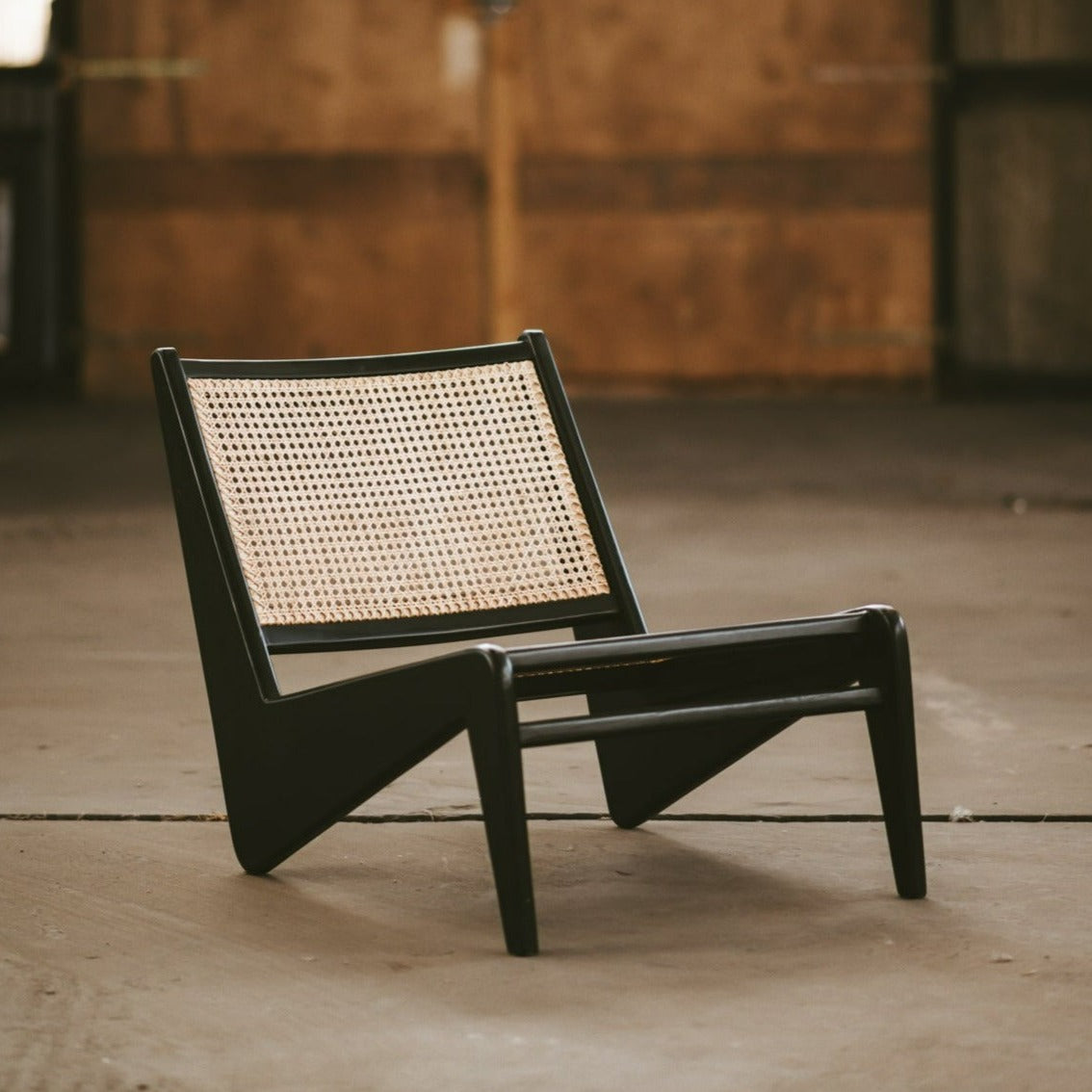 Detjer "Kangaroo Chair" - Black teak