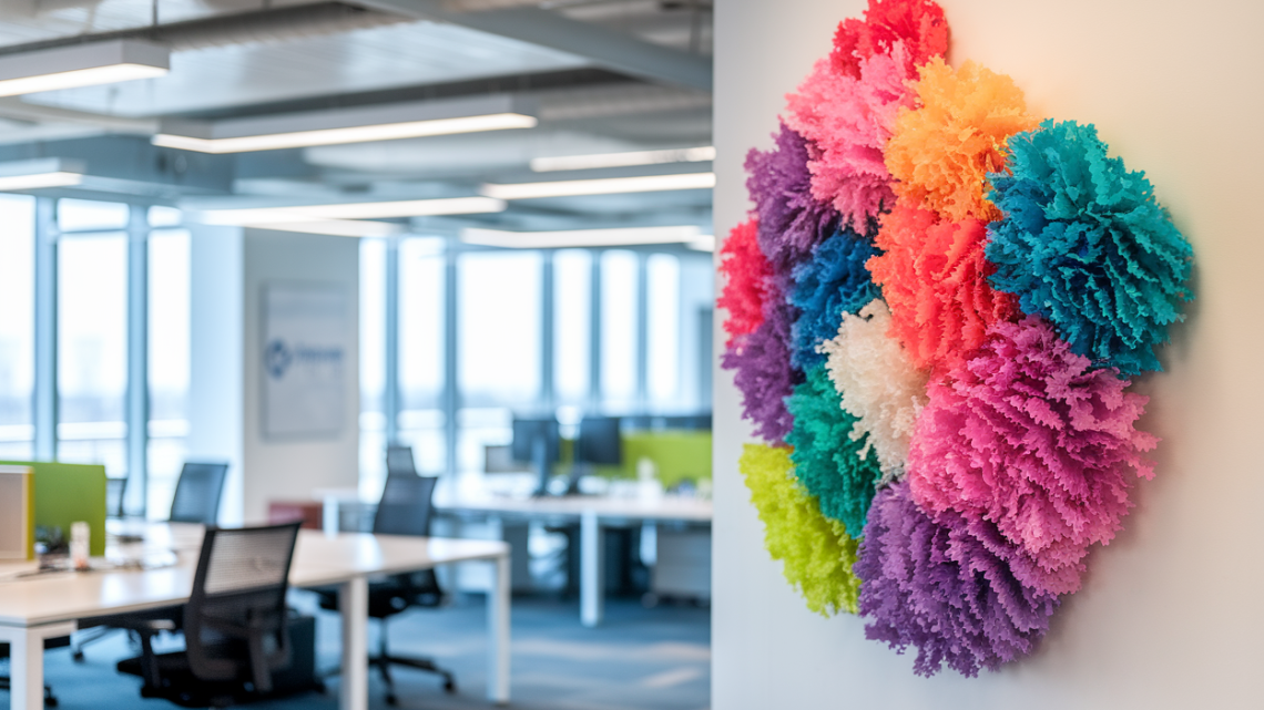 Psychologie des couleurs en décoration d'entreprise : impact sur la communication