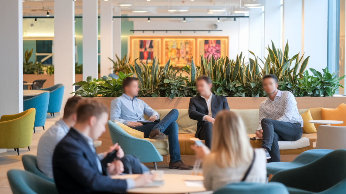 Décoration d'intérieur pour espaces de coworking et réunions professionnelles