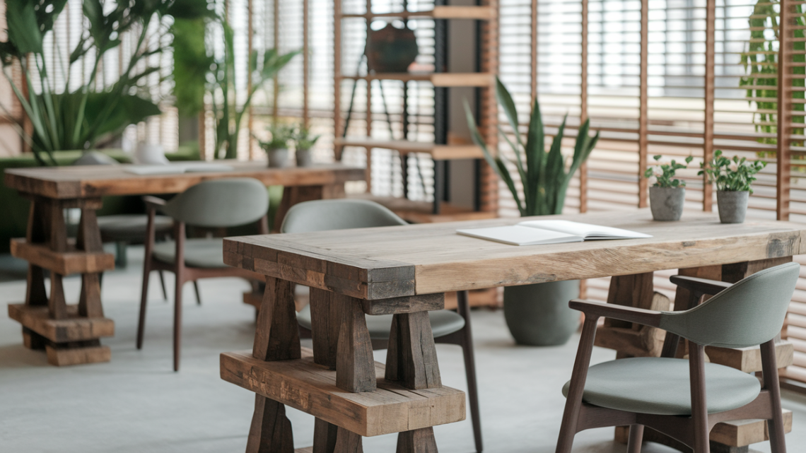 Matériaux durables pour un bureau éco-responsable qui inspire