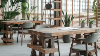 Matériaux durables pour un bureau éco-responsable qui inspire