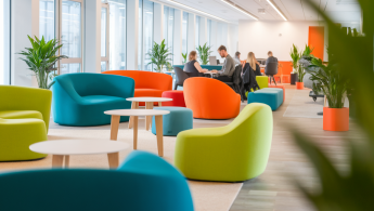 Tendances déco 2024 pour les espaces de coworking