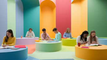 L'impact des couleurs dans un espace d'étude et de formation