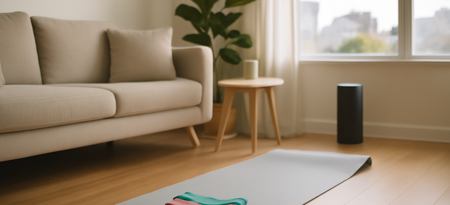 Créer un espace fitness fonctionnel dans un petit appartement