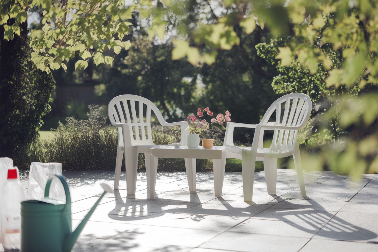 Astuces Pour Nettoyer un Salon de Jardin en Plastique - Inspiredeco